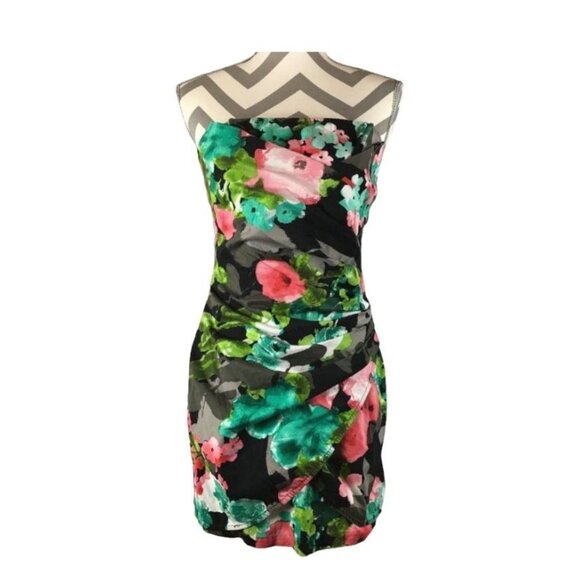 Speechless floral strapless dress size 7 - Picture 1 of 5